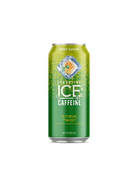 Sparkling Ice +Caffeine Naturally Flavored Sparkling Water, Citrus Twist 16 Fl Oz