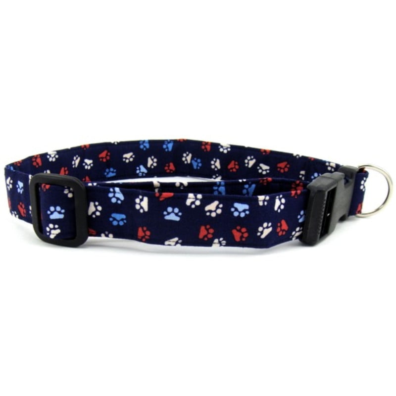 Red white and blue dog collar Clearance