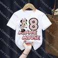 thumbnail image 3 of Camisetas de algodón de Disney con números 1 a 12 de Kawaii, ropa de dibujos animados de anime para niños y niñas, camiseta de verano para niños de Minnie Mouse, 3 of 5