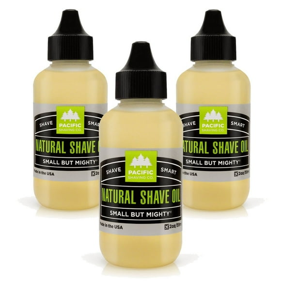 Pacific Shaving Company Natural Shaving Oil - Shaving Oil for Men & Women - Avocado Oil, Sunflower Seed Oil & Vitamin E Oil for Face, Legs, Arms & Fu