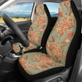 thumbnail image 2 of Xoenoiee Abstract Floral Print Universal Fit 2pc Front Seat Covers for Car Bucket Seat Cover Automotive Seat Cover Saddle Blanket for Car SUV & Truck Vans, 2 of 6