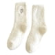 thumbnail image 2 of Adornos para San Valentín, calcetines blancos acolchados, calcetines gruesos de lana para otoño e invierno, calcetines cálidos y acogedores de nailon y licra., 2 of 6