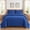 Dark Blue, variant on Winter Cozy Embossed Quilted Bedspread 2 Pcs: Twin(68"*90") (Dark Blue,Twin)