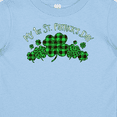 thumbnail image 4 of Inktastic My 1st St. Patrick's Day with Plaid Shamrocks Boys or Girls Baby T-Shirt, 4 of 5