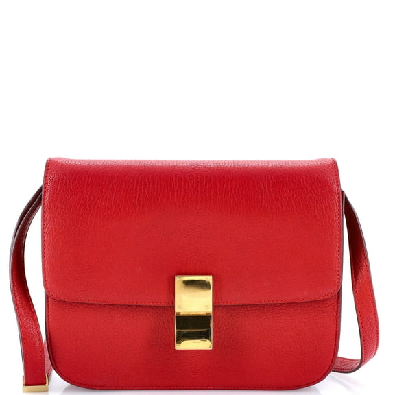 Pre-Owned Classic Box Bag Grainy Leather Medium By Rebag