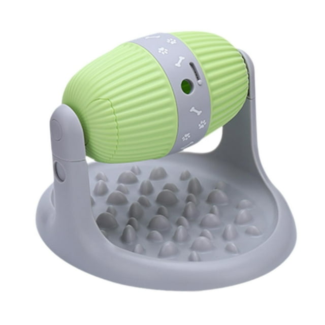 Puzzle de perro de alimentación lenta Toy Training IQ Estable Estable Smarting Roller Dispenser Toy para perros pequeños gatito cachorro de cachorro Verde