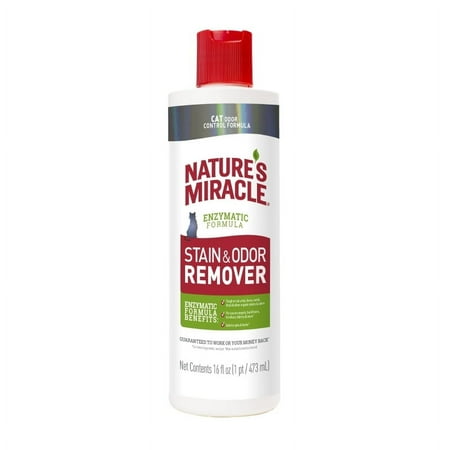 Nature's Miracle Cat Stain & Odor Remover Pour, 16 oz