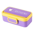 thumbnail image 2 of sunsanly 700ML Bento Lunch Box Meal Prep Food Storage Containers Freshness Preservation Lunchbox for Home Kitchen School Outdoor, 2 of 8