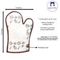 thumbnail image 4 of Sapphire-web Multicolor Celendula Print Pure Cotton 1 Piece Cooking Gloves 9 Inch by 13 Inch, 4 of 5