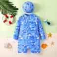 thumbnail image 2 of Kids Toddler Baby Girls Spring Summer Print Cotton Sleeveless Holiday Romper Shorts Beach Swimwear Clothes,Size 2 Years-3 Years, 2 of 8