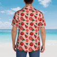 thumbnail image 6 of Daiia Tomatoes Hawaiian Shirt for Men Gentle Cotton Regular Short Sleeve Casual-XX-Large, 6 of 9