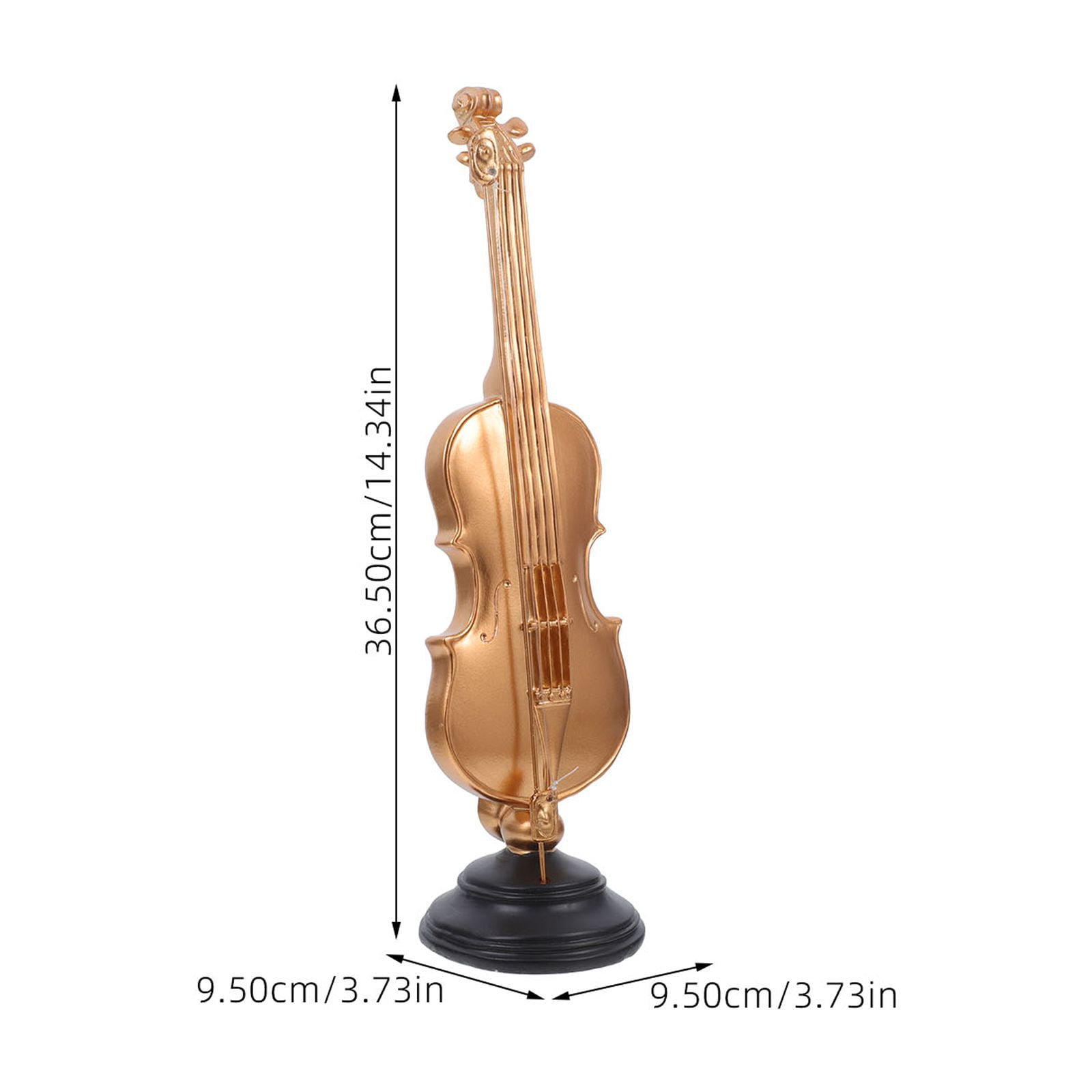 Milisten Resin Musical Instrument Model for Home and Office Decoration, Artist Desk Decor, 1 Set