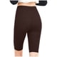 thumbnail image 5 of Puntoco Polainas De Color Sólido A La Moda Para Mujer, Pantalones Casuales De Cinco Piernas Para Yoga, Marrón L, Regalo Para Mujer, 5 of 9
