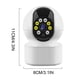 thumbnail image 3 of Cámaras de seguridad para interiores Pisexur Electronics para hombres, WiFi de 2,4 GHz, domo de 1080P, visión 360° y detección de movimiento, para niños y adultos., 3 of 9