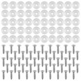 thumbnail image 3 of 50pcs Furniture Table Chair Leg Protectors Feet Padded Rubber 17mm x 6mm, 3 of 5