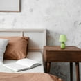 thumbnail image 6 of Creekwood Home Nauru 9.45" Traditional Petite Ceramic Oblong Bedside Table Desk Lamp with Matching Tapered Drum Fabric Shade for Nightstand, End Table, Dorm, Home Décor, Bedroom, Living Room, Green, 6 of 6