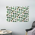 thumbnail image 1 of Cactus Decor Tapestry, Sketchy Spiked Mexican Garden Foliage Boho Hand Drawn Line Art Cacti in Pots, Wall Hanging for Bedroom Living Room Dorm Decor, 60W X 40L Inches, Multicolor, by Ambesonne, 1 of 2