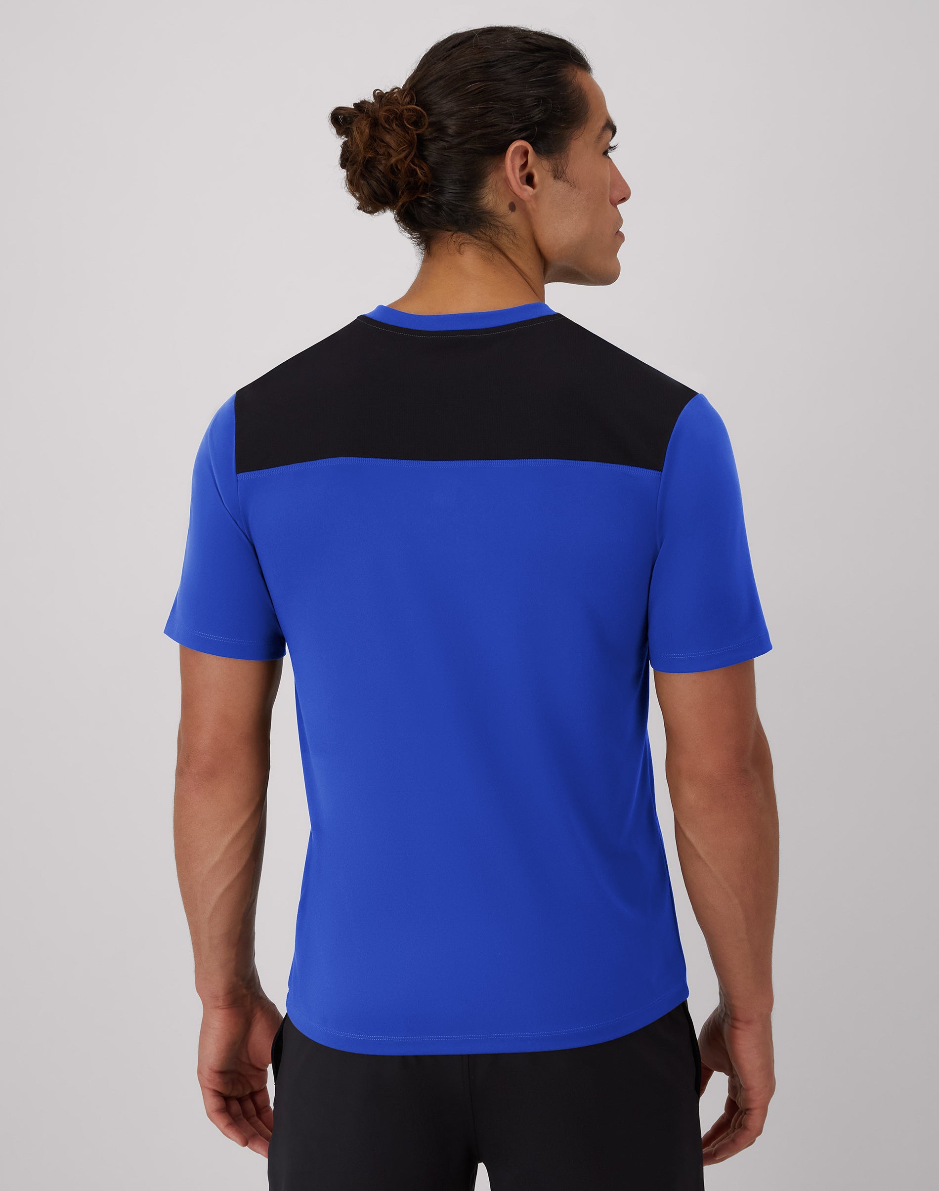 Playera de malla Air Mesh para hombre, azul marino/negro, talla XL 3
