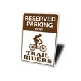 thumbnail image 4 of Trail Rider Parking Novelty Sign, Metal Wall Decor - 10x14 inches, 4 of 4
