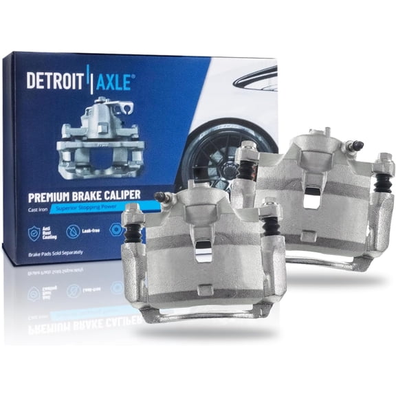 Detroit Axle - Front Disc Brake Calipers w/Brackets Replacement for 1997-1999 Acura CL, 1990-1997 Honda Accord - 2pc Set