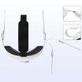 thumbnail image 3 of Reemplazo ajustable para la cabeza Oculus Quest 2 Cómoda diadema sin rostro Accesorios inteligentes de realidad virtual, 3 of 3