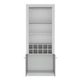 thumbnail image 4 of 4-shelf Cabinet With 10 Bottle - White Liquor For Wine Glasses And Bottles Storage 4 Glass Holder Stemware Rack 4 Shelves, 4 of 4
