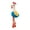 Color B, variant on Sound Rooster Interactive Tug Of War Pull Out Rope for Dogs Squeaky Teething Toy Indoor Outdoor Play, 14x23 cm, Color A