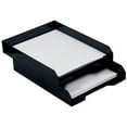 thumbnail image 3 of JAM Paper Stackable Paper Trays, Black, Desktop Document, Letter & File Organizer Tray, 1 Pack, 3 of 5