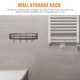 thumbnail image 3 of KAKOWELY 1Ud Estante De Pared De Hierro Negro Para Cocina Y Con 4 Y Montaje Sin Clavos, 3 of 8