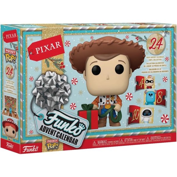 Advent Calendar: Pixar, 24 Pocket Pop! Vinyl Figures