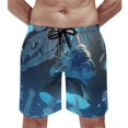 thumbnail image 5 of Undertale Sans Mens Board Shorts Quick Dry Swim Trunk Lightweight Soft Swimsuit Bathing Suit for Boys S, 5 of 8