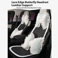thumbnail image 2 of Ruiboury Lumbar Support Pillow For Car Creative For Added Style And Comfort Which Is Soft And Wear-resistant White headrest, 2 of 6