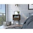 thumbnail image 3 of Modern Dark Walnut Bedroom Nightstand, 3 of 4