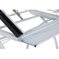 thumbnail image 5 of Studio Designs Futura Craft Station Drafting, Craft Table with 9.5"W Folding Shelf and 35.5" W Glass Adjustable Angle Top, 5 of 11