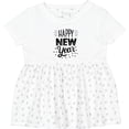 thumbnail image 3 of Inktastic Happy New Year in Hand Lettering Girls Baby Dress, 3 of 5