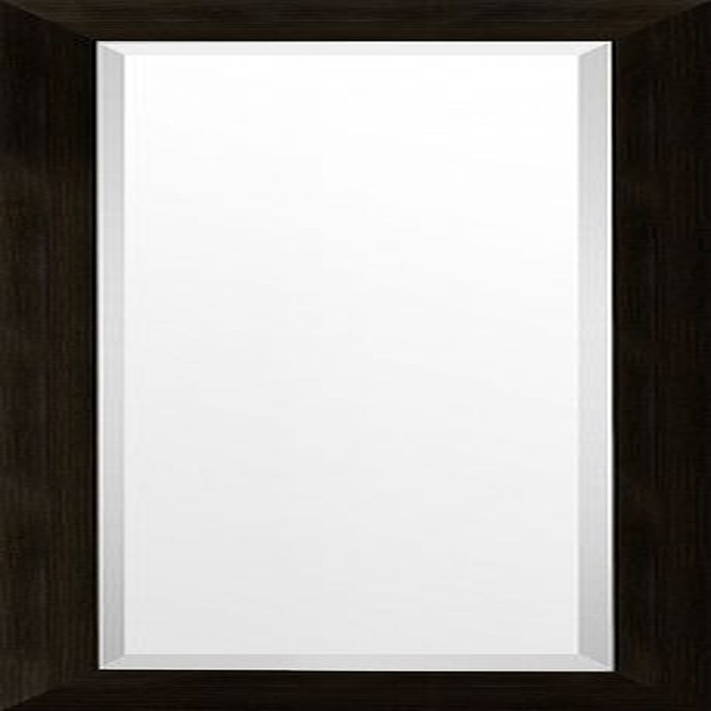 30.5 x 66.5 Espresso Designer Beveled Full Length Mirror