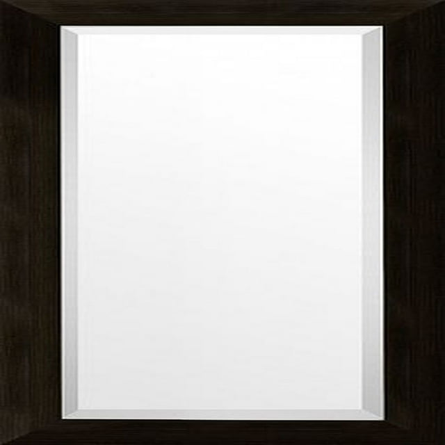30.5 x 66.5 Espresso Designer Beveled Full Length Mirror