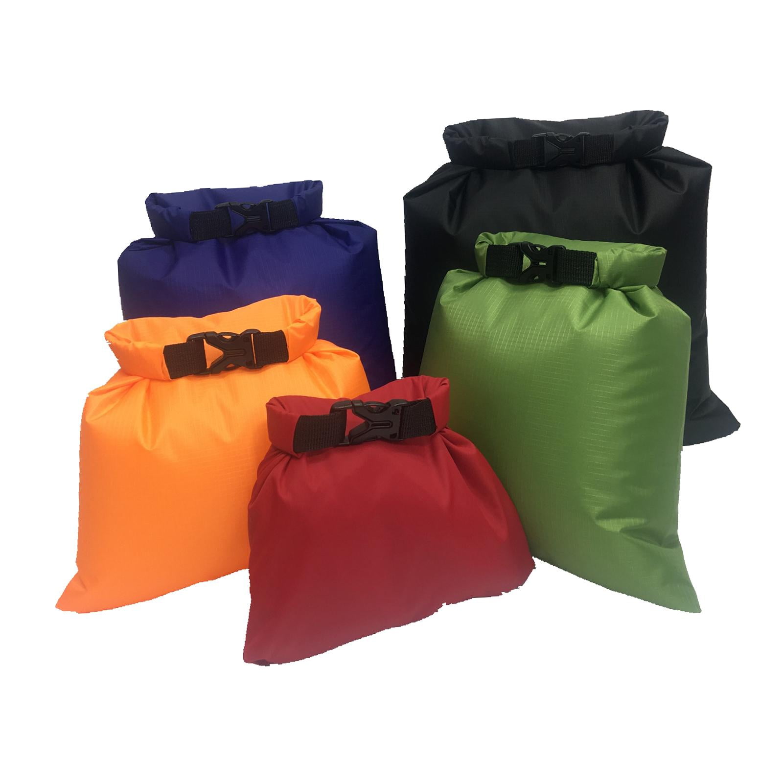 harayaa 5 Pieces Dry Bag Marine 1.5L 2.5L 3.5L 4.5L 6L Portable Multifunctional Multiple Style A