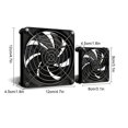 thumbnail image 1 of kurtrusly Office USB Powered Cooling Fan Living Room Bedroom TV Box Computer Router Strong Wind External Fan Accessories 12cm Type 2, 1 of 9