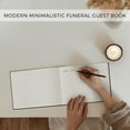 thumbnail image 4 of Libro de visitas fúnebres ZICOTO Beautiful Linen In Loving Memory, 4 of 7