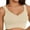 Beige, variant on Sports Bras For Women Ice Gather Large Size Sports Bra - Running Yoga Vest Style Blended Fabric M Womens Bras