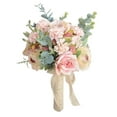 thumbnail image 4 of Kuntesetty Artificial Flowers Wedding Bridal Bouquet Centerpiece Rustic Wedding Bouquet for style C, 4 of 9