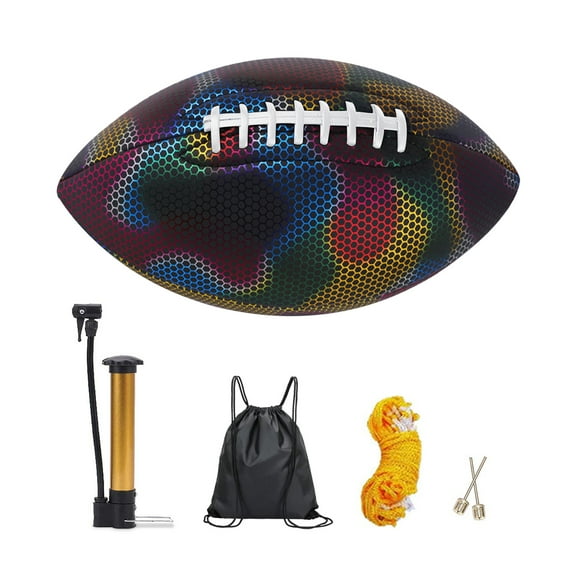 lanema Light Up Football Glowing in The Dark Great Football Toy Gifts for Boys Kids Men