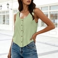thumbnail image 5 of SROBPTY Womens Tank Tops Solid Round Neck Sleeveless Loose Summer Shirts for Casual Wear, 5 of 5