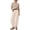 White, variant on Women's 2 Piece Casual Outfit Long Sleeve Top and Pants Set
