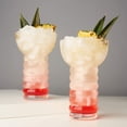 thumbnail image 4 of Set de vasos Viski Pacific Crystal Pearl Diver Tropical Tiki, 4 of 9