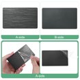 thumbnail image 5 of Uxcell 5-Pack Metal Business Card Blanks, 80x40x0.5mm Aluminum Matte Black, 5 of 6
