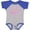 Baseball Heather and Royal, variant on Inktastic I Love My Grandpa in Pink Chalk Heart Boys or Girls Baby Bodysuit