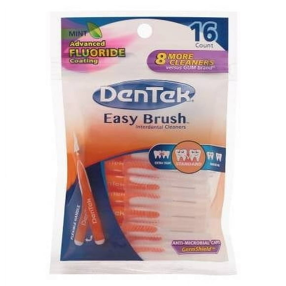 Limpiador dental Dentek easy brush 16 pzas