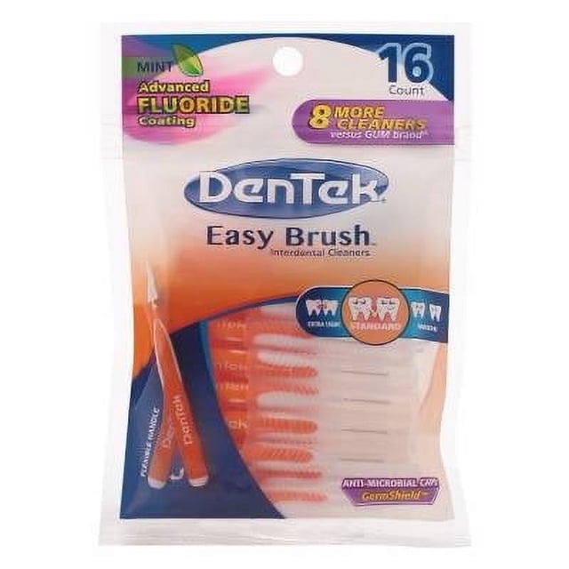 Limpiador dental Dentek easy brush 16 pzas